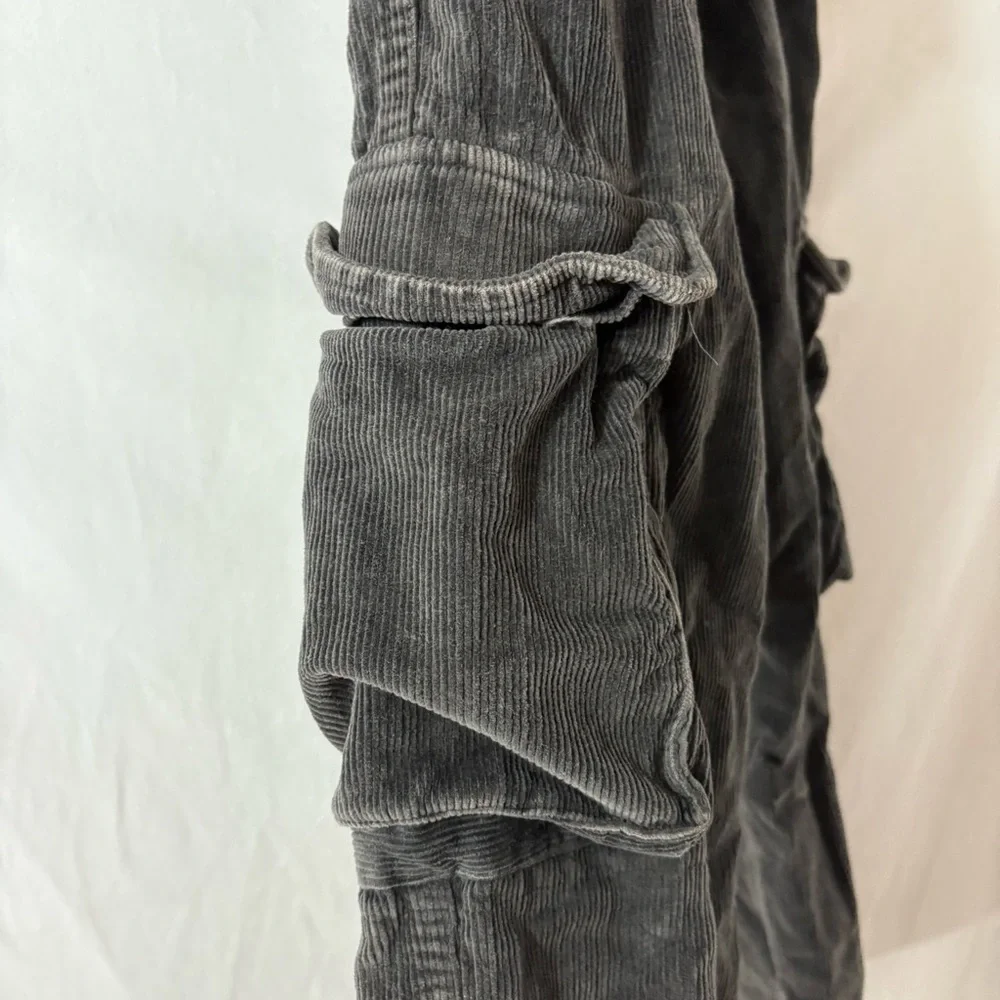 Vintage GAP Kids Dark Gray Cargo cordoroy Pants